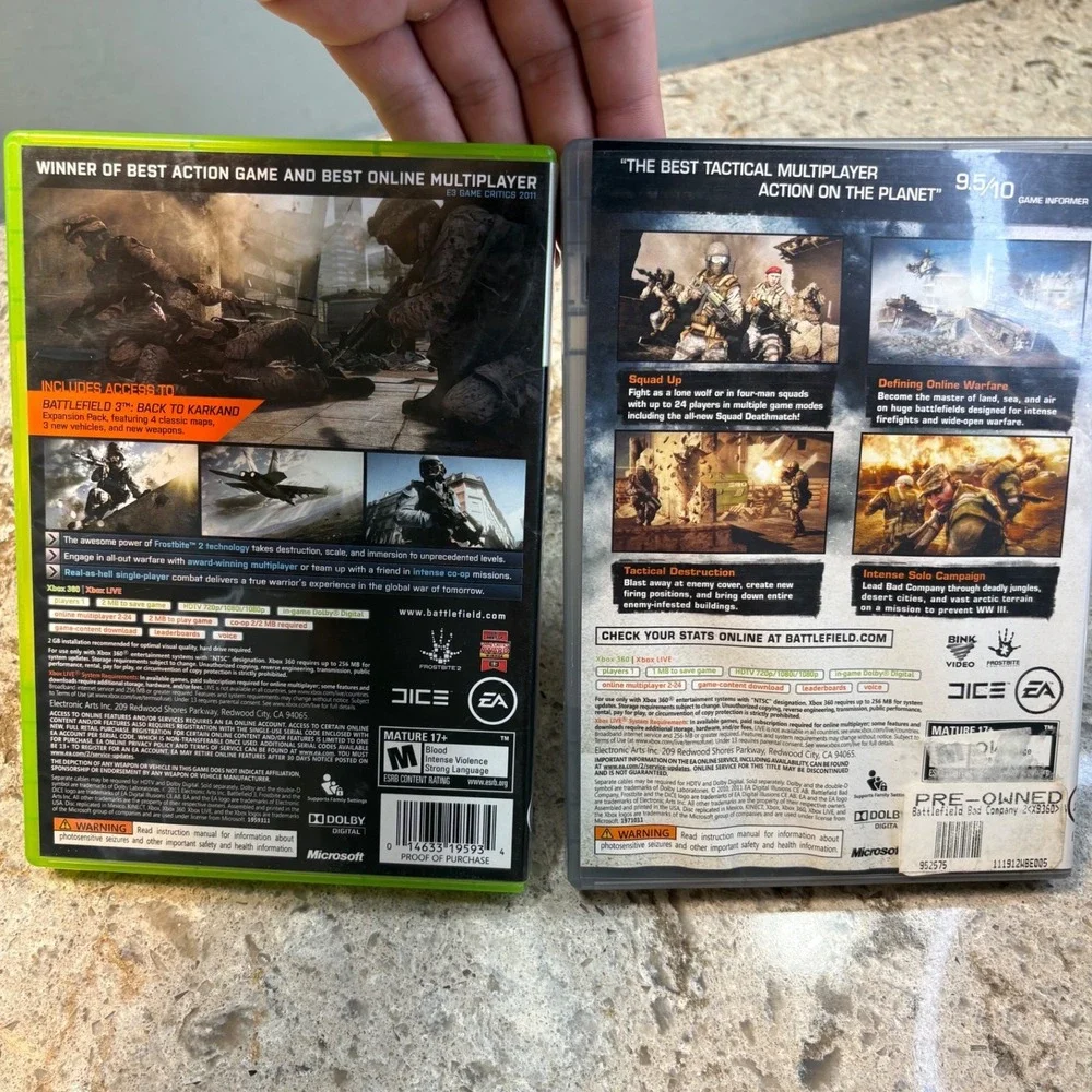 Battlefield 3 Limited Edition & Bad Company 2 Platinum Hits Xbox 360 Bundle EA